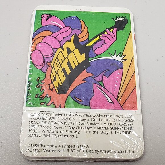 Rock Star Concert Cards 1985 Quiet Riot - Picture 2 of 4